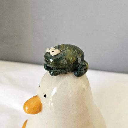 Rhydian with the Amphibian - Frog Duck