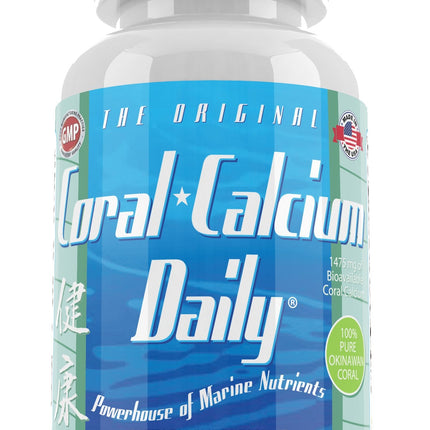 Daily Health - Pure Okinawa Coral Calcium - Marine-Grade with 72 Trace Minerals, 1475mg, 540 Vegetable Capsules (6 Month Supply)