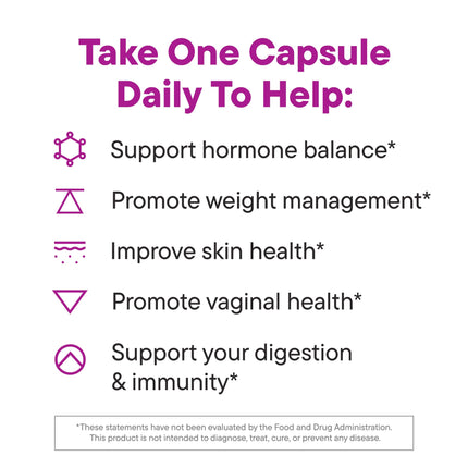 Daily Nouri Hormone Balance Probiotic for Women | 7 Strains, 30-Day