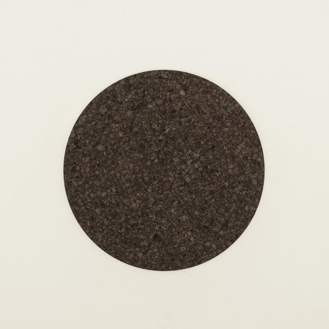 Set of 6 Cork Placemats | Dark | Round