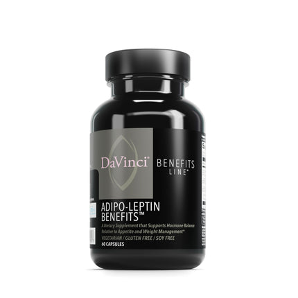 DAVINCI Labs Adipo-Leptin Benefits – Hormone Balance & Metabolism Support | 60 Vegetarian Capsules