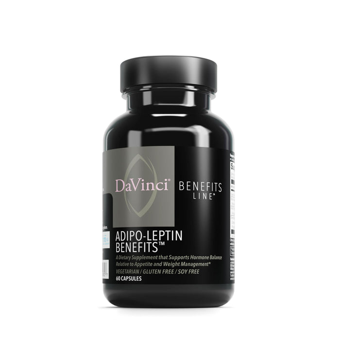 DAVINCI Labs Adipo-Leptin Benefits – Hormone Balance & Metabolism Support | 60 Vegetarian Capsules