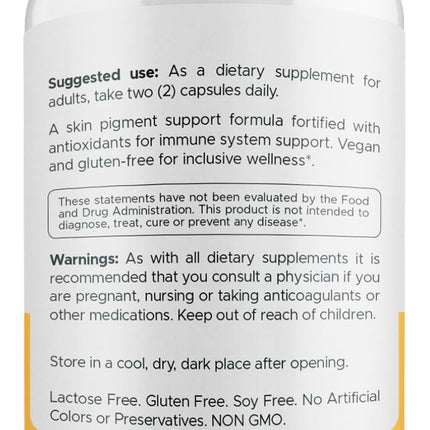 Dermawonder Vitiligo Capsules 60 Count | Effective Pigmentation Support & White Spot Reduction