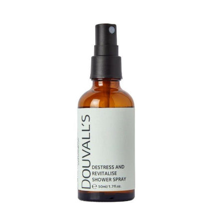 Destress and Revitalise Organic Natural  Shower Spray 50ml | Uplifting Citrus Scent for a Spa-Like Shower Experience
