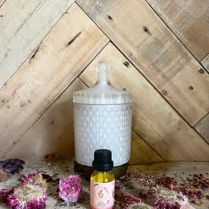 Aroma Diffuser with Rest Calm Blended Essential Oil - Sleep & Hormone Balance