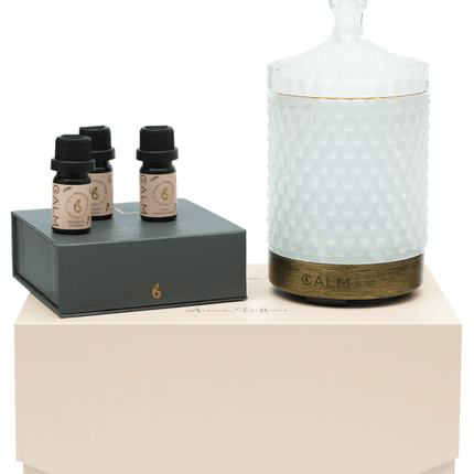 Aroma Diffuser with our Live Calm Oil Set - Energy & Immunity Boost