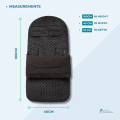 Universal Dimple Footmuff / Cosy Toes - Fits All Pushchairs / Prams & Buggies