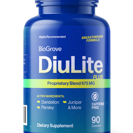 Water Pills for Swollen Feet & Legs – Easy-to-Swallow, Fast-Acting | Diulite