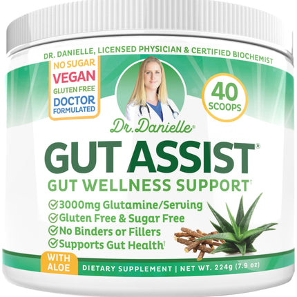 Doctor Danielle Gut Assist – Doctor Formulated Gut Lining & Digestive Support Powder