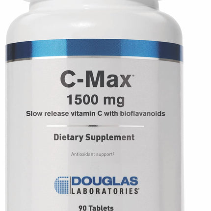 Douglas Laboratories C-Max 1500 mg. | Time Released Vitamin C to Support Skin, Blood Vessels, Tendons, Joint Cartilage and Bone | 90 Tablets