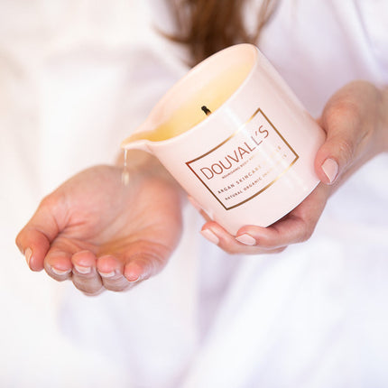 Organic Argan Skincare Candle, Forbidden Spices 180g | Intensely Nourishing and Hydrating Body Treatment