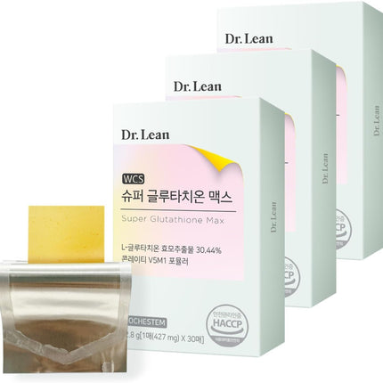 Dr. Lean Super Glutathione Max – 427mg Fast-Melt ODF Strips, Skin & Liver Support, Made in Korea