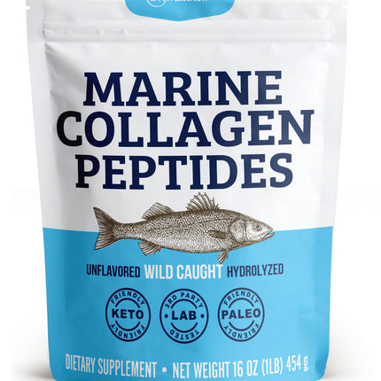 Dr. Matthew Marine Collagen Peptides Powder - Hydrolyzed Wild-Caught Fish Protein for Hair & Skin | Women & Men