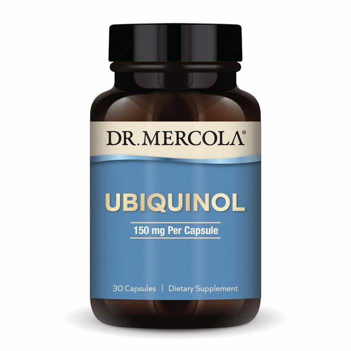 Dr. Mercola Ubiquinol 150 mg, 30 Servings (30 Capsules) - Non-GMO Dietary Supplement