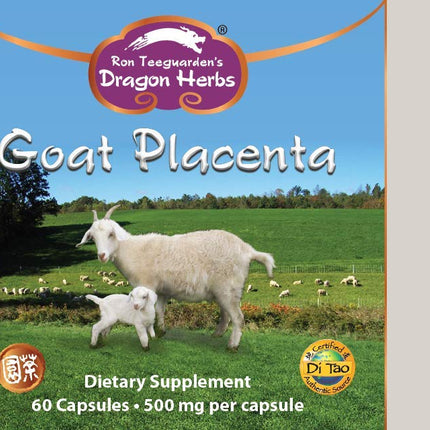 Dragon Herbs Goat Placenta Capsules 500 mg – 60 Capsules