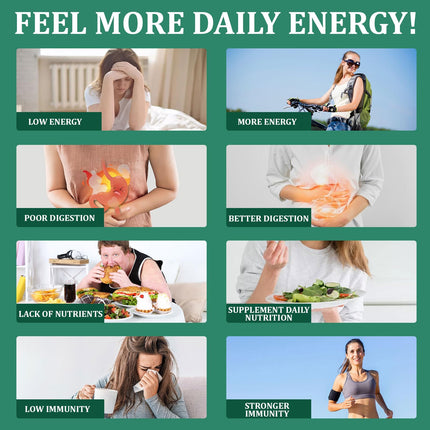 DYDUON Greens Gummies – Daily Greens with Organic Chlorella & Spirulina