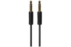 Maplin 3.5mm Aux Stereo 3-Pole Jack Plug to 3.5mm 3-Pole Jack Plug Cable - Black, 3m