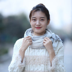 All-matching Art-style Striped Scarf For Women