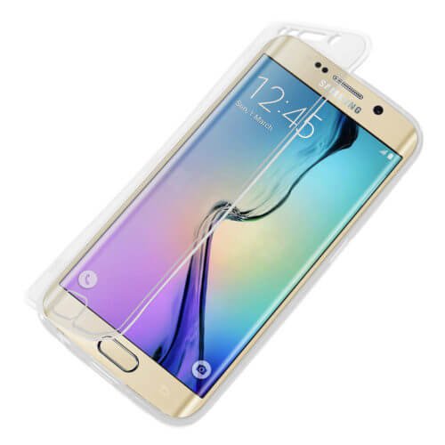 TPU Flip Wallet Clear Case - For Samsung Galaxy S6 edge