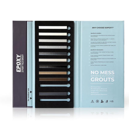 GoPoxy Grout Chart