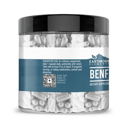 Earthborn Elements Benfotiamine 200 Capsules – Pure & Undiluted, No Additives