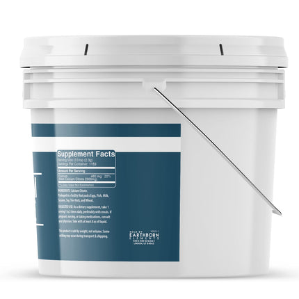 Earthborn Elements Calcium Citrate – Pure & Undiluted, Lab Verified (96 oz)
