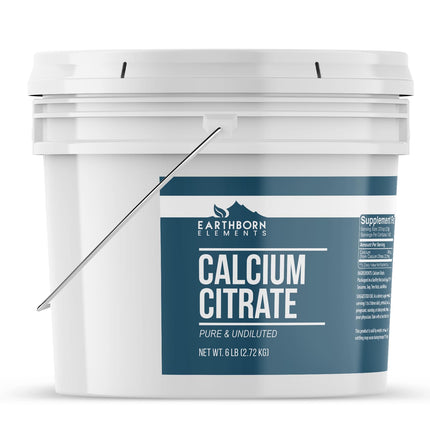 Earthborn Elements Calcium Citrate – Pure & Undiluted, Lab Verified (96 oz)