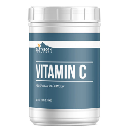 Earthborn Elements Vitamin C Powder 5 lb – Ascorbic Acid Dietary Supplement