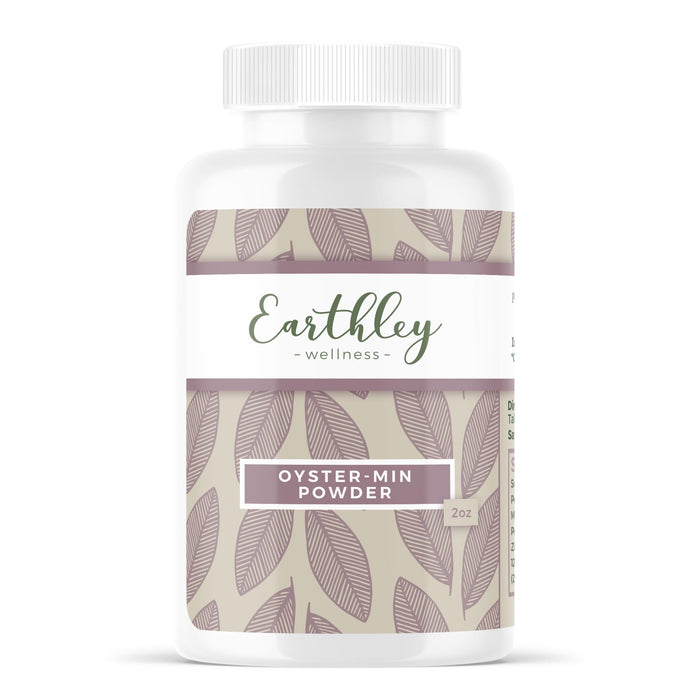 Earthley Wellness Oyster-Min Capsules – Natural Zinc & Mineral Supplement for Immune Support, Mood & Energy (56 Servings)
