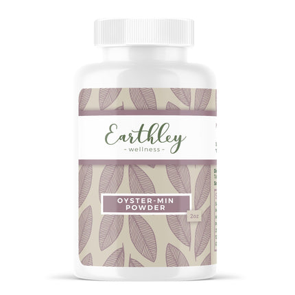 Earthley Wellness Oyster-Min Capsules – Natural Zinc & Mineral Supplement for Immune Support, Mood & Energy (56 Servings)