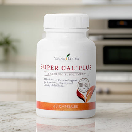 Young Living Super Cal Plus 60 Capsules | Calcium, Magnesium & Vitamins D & K for Bone Health