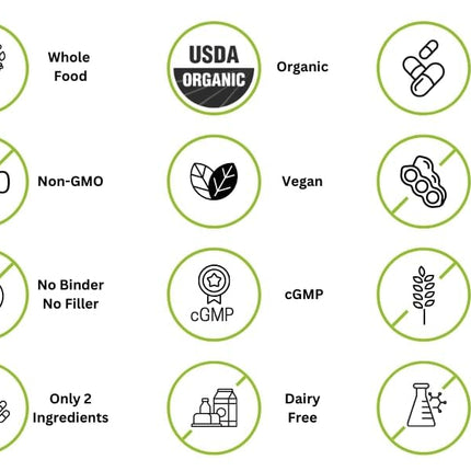 EAT INTACT Vegan Vitamin D 2000 IU | Organic Whole Mushroom, Two-Ingredient
