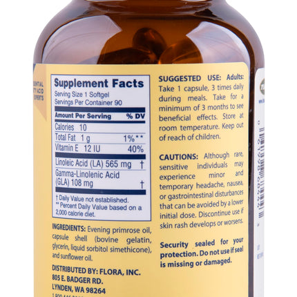 Efamol Evening Primrose Oil 90 Softgels – Skin Moisture, Elasticity & Firmness | 11% GLA