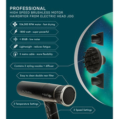 Professional Head Jog Hairdryer Futaria Twilight