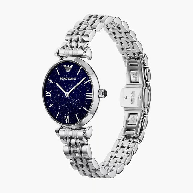 Emporio Armani AR11091 Gianni T-Bar Silver Watch