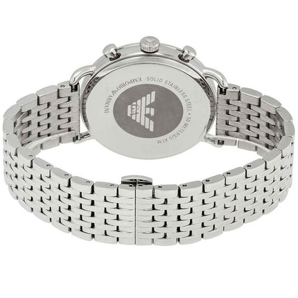 Emporio Armani AR11238 Aviator Men's Silver & Blue Watch