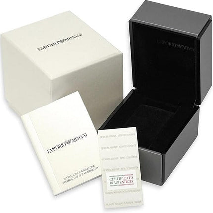 Emporio Armani AR0156 Classic Men's Rectangular Silver Watch