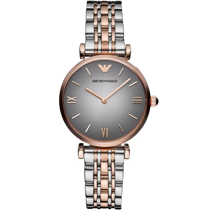 Emporio Armani AR1725 Gianni T-Bar Women's Two-Tone Watch