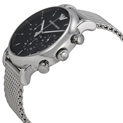 Emporio Armani AR1811 Luigi Men's 41mm Silver Mesh Watch