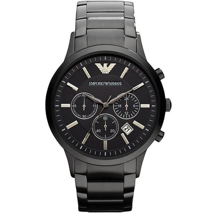 Emporio Armani AR2453 Renato Men's Blackout Watch