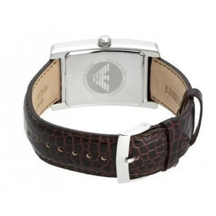 Emporio Armani AR0154 Classic Men's Rectangular Beige Watch