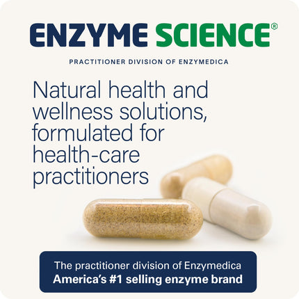 Enzyme Science Pea + Turmeric Curcumin Supplement for Nervous, Immune, & Muscular Support - 120 Capsules