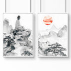 White Frame / A4 8.27 x 11.69 in / 21 x 29.7 cm / Satin Photo paper 280 gsm