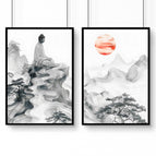 Black Frame / A4 8.27 x 11.69 in / 21 x 29.7 cm / Satin Photo paper 280 gsm