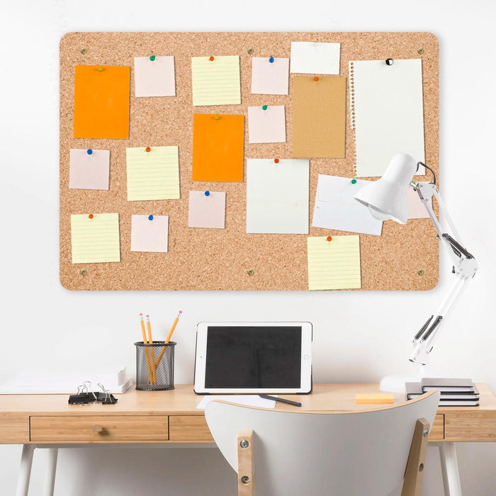 Extra Large Cork Notice & Memo Board | Natural | 900 x 600 x 15 mm