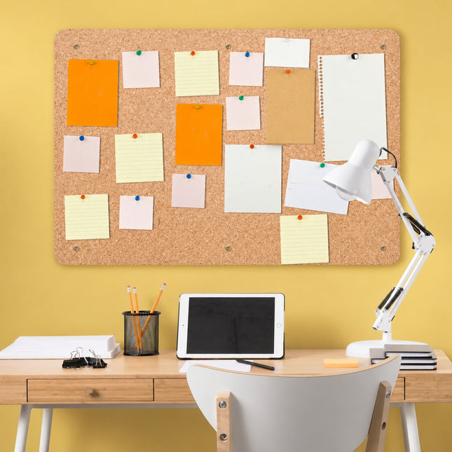 Extra Large Cork Notice & Memo Board | Natural | 900 x 600 x 15 mm