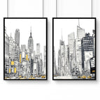 Black Frame / A4 8.27 x 11.69 in / 21 x 29.7 cm / Satin Photo paper 280 gsm