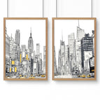 Oak Frame / A4 8.27 x 11.69 in / 21 x 29.7 cm / Satin Photo paper 280 gsm