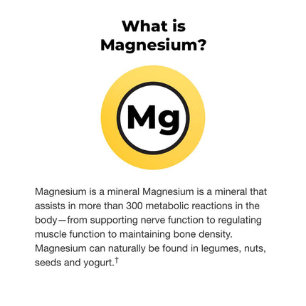 Extra Strength Magnesium 400mg | 6-Month Supply | Bone, Nerve & Muscle Support | Gluten Free | 180 Softgels