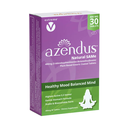 Extreme V Azendus SAM-e Mood Support 400mg – 30 Count Enteric Coated Tablets